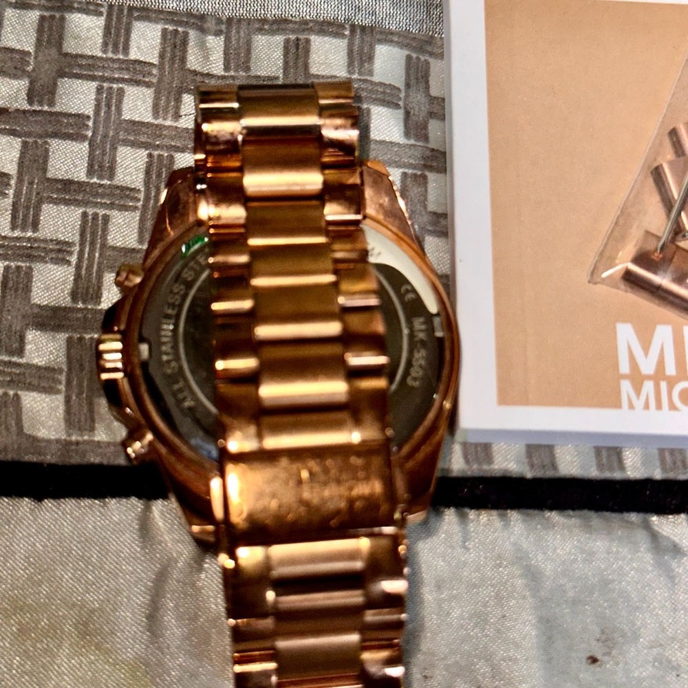 Michael Kors Rose Gold Tone Watch - Picture 3 of 5